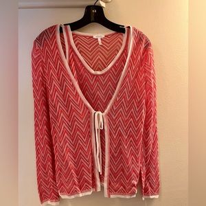 Escada two piece sweater set - Size L - 42 European